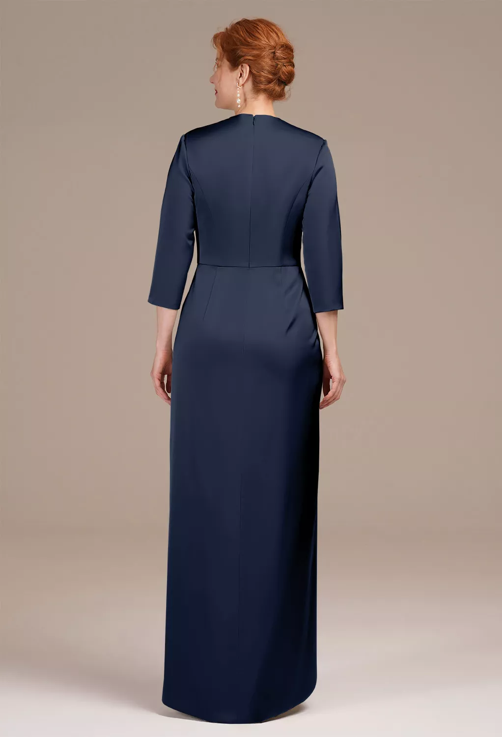 AW Petunia Dark Navy  Mother of the Bride Dresses